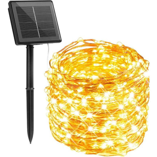 33Ft 100 LED Outdoor Solar Fairy Lights