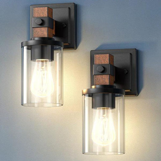 Set of 2, Farmhouse Vanity Lights Fixtures for Bathroom-HHVL02E