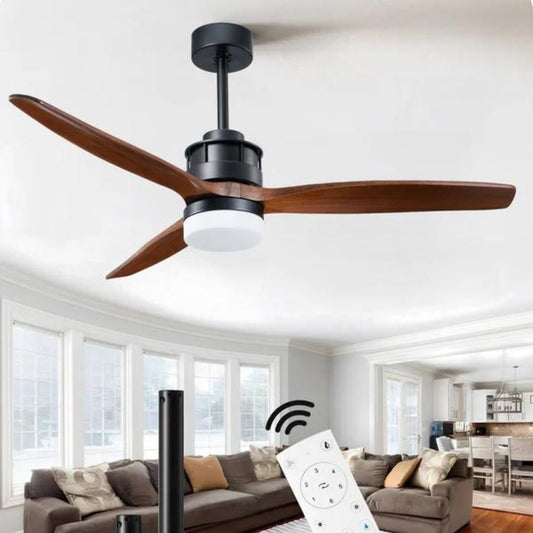 52 Inch Remote Control Ceiling Fans With Lights-HCFM01A