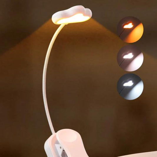 USB Rechargeable Dimmable Book Light with 3 Color Modes