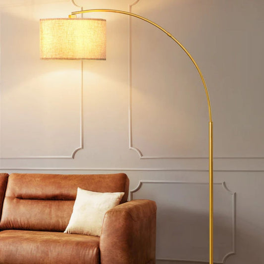 75.6" Gold Arc Floor Lamp-HLFL04X