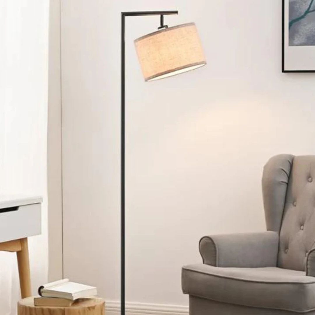 Contemporary Standing Arch Floor Lamps with Adjustable Shade