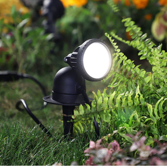 120V Warm White LED Spotlight with Dusk to Dawn Light Sensor & 3ft Extension Cord-HGSL04A