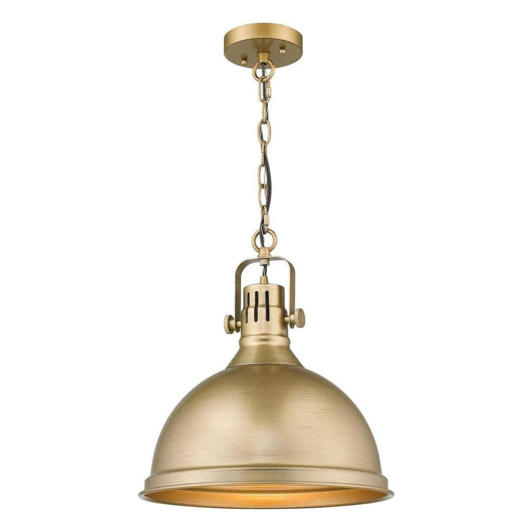 Industrial Metal Pendant Light Fixture, Gold My Store