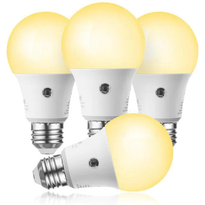 2700K Warm White Glow Dusk to Dawn Light Bulbs