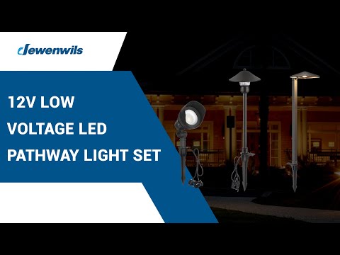 3W 12V AC/DC Low Voltage Landscape Lights (4 Pack)-HGSL07A