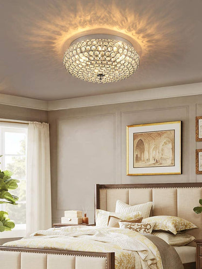 Flush Mount Crystal Ceiling Light Fixture, Crystal Lights for Bedroom, Bedroom Light Fixture Crystal, Small Bedroom Ceiling Light, Ceiling Chandelier Light Fixture, Crystal Light for Hallway Ceiling