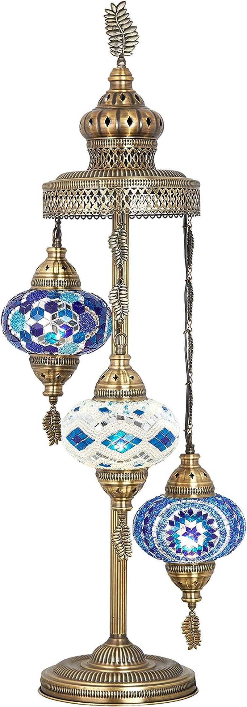 Turkish Moroccan Mosaic Glass Handmade Tiffany Floor Lamp Light