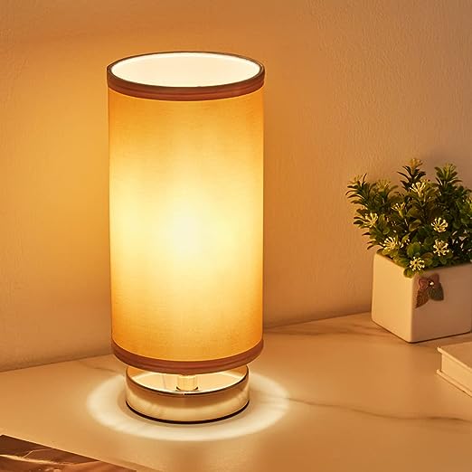 Cylinder Base Nightstand Table Lamp theluminousdecor