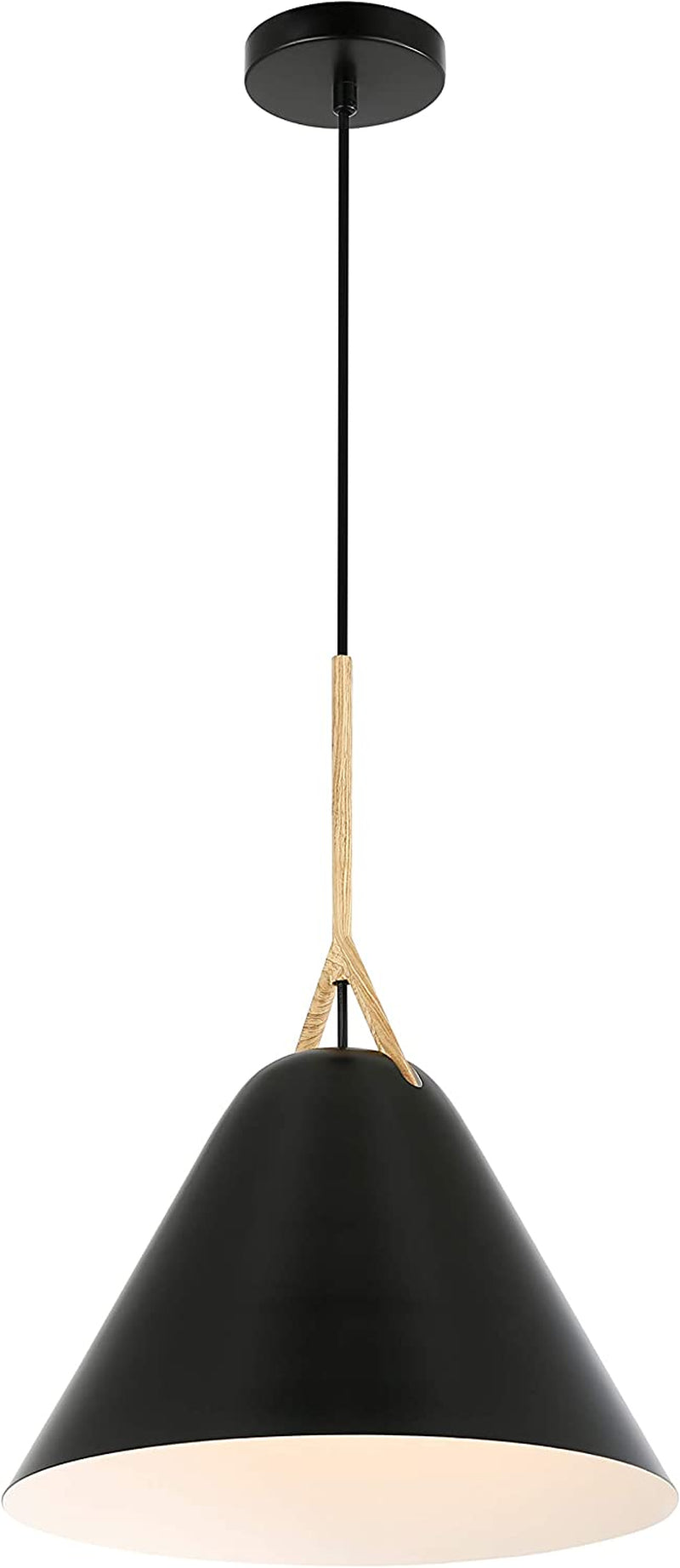 LS-C402-BK Kalix 14" Pendant Light, Black