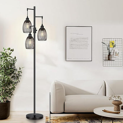 Floor Lamp with LED Edison Bulbs theluminousdecor