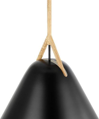 LS-C402-BK Kalix 14" Pendant Light, Black