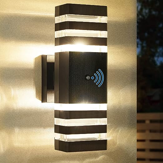 Outdoor Motion Sensor Wall Light Fixture theluminousdecor