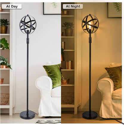 Illuminate your living space with our Rustic Spherical Standing Lamp. Modern floor lighting for a cozy living room or bedroom ambiance. My Store