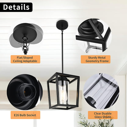 Sleek and stylish, the Matte Black Cage Pendant Light is the perfect addition to your kitchen decor. Elevate your space with this modern and functional ceiling fixture. My Store