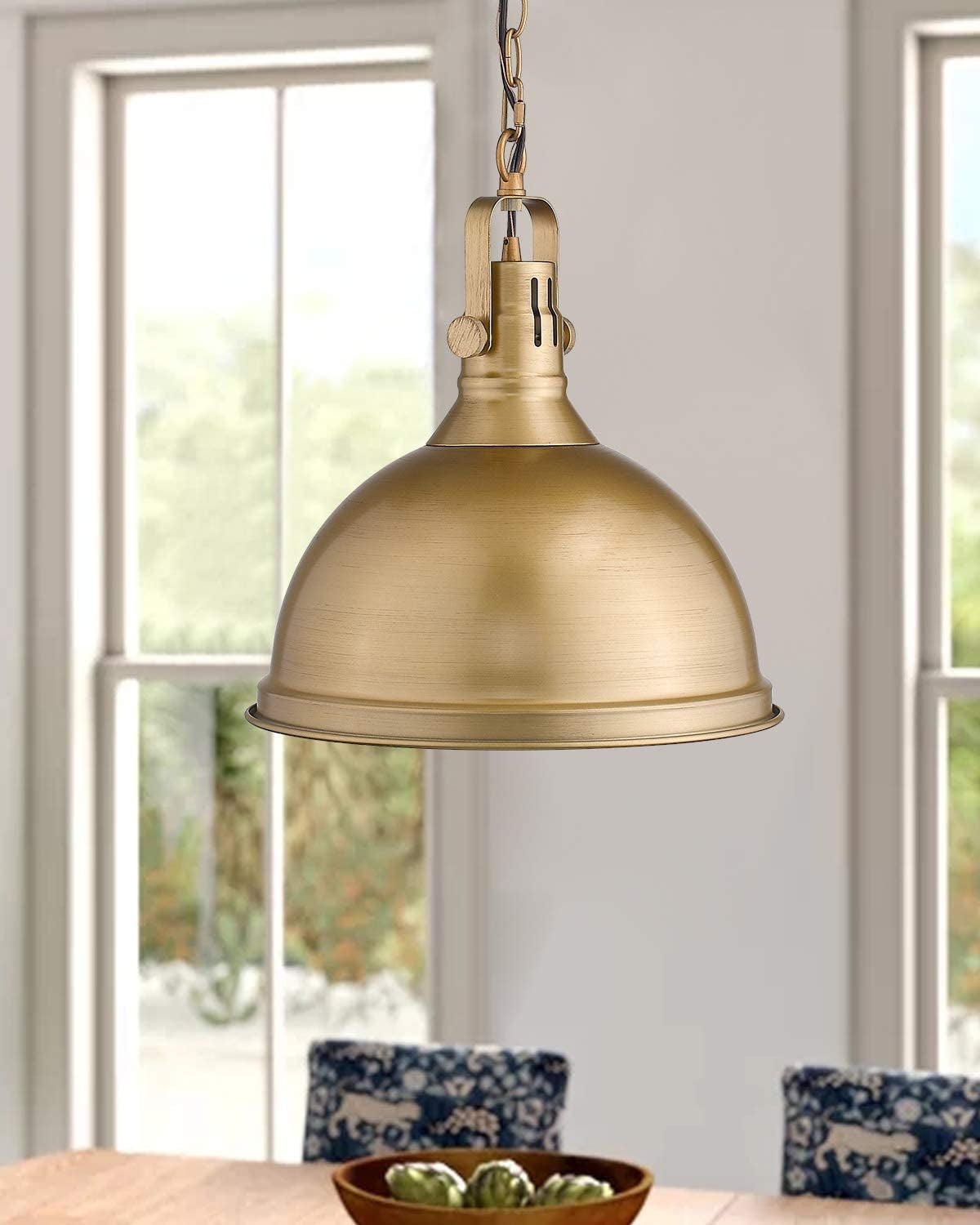 Industrial Metal Pendant Light with Gold Finish - Enhance Your Space with Modern Ceiling Lighting My Store