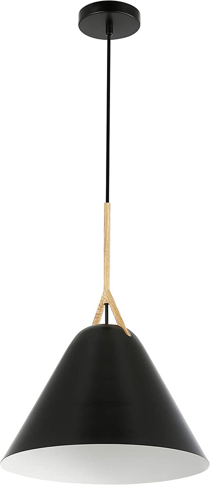 LS-C402-BK Kalix 14" Pendant Light, Black